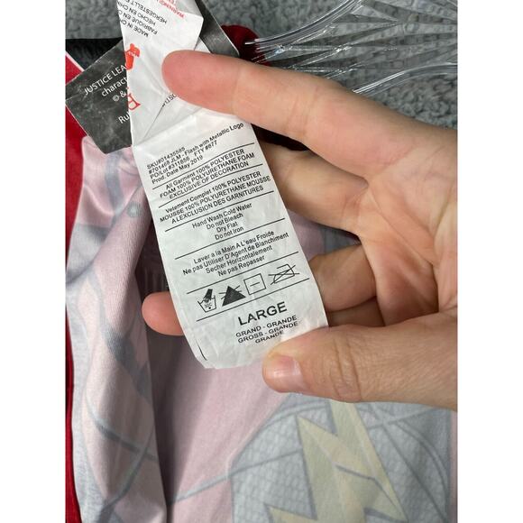 Flash Costume Childrens Size Large DC Comics Justice League Rubie's - Picture 10 of 11